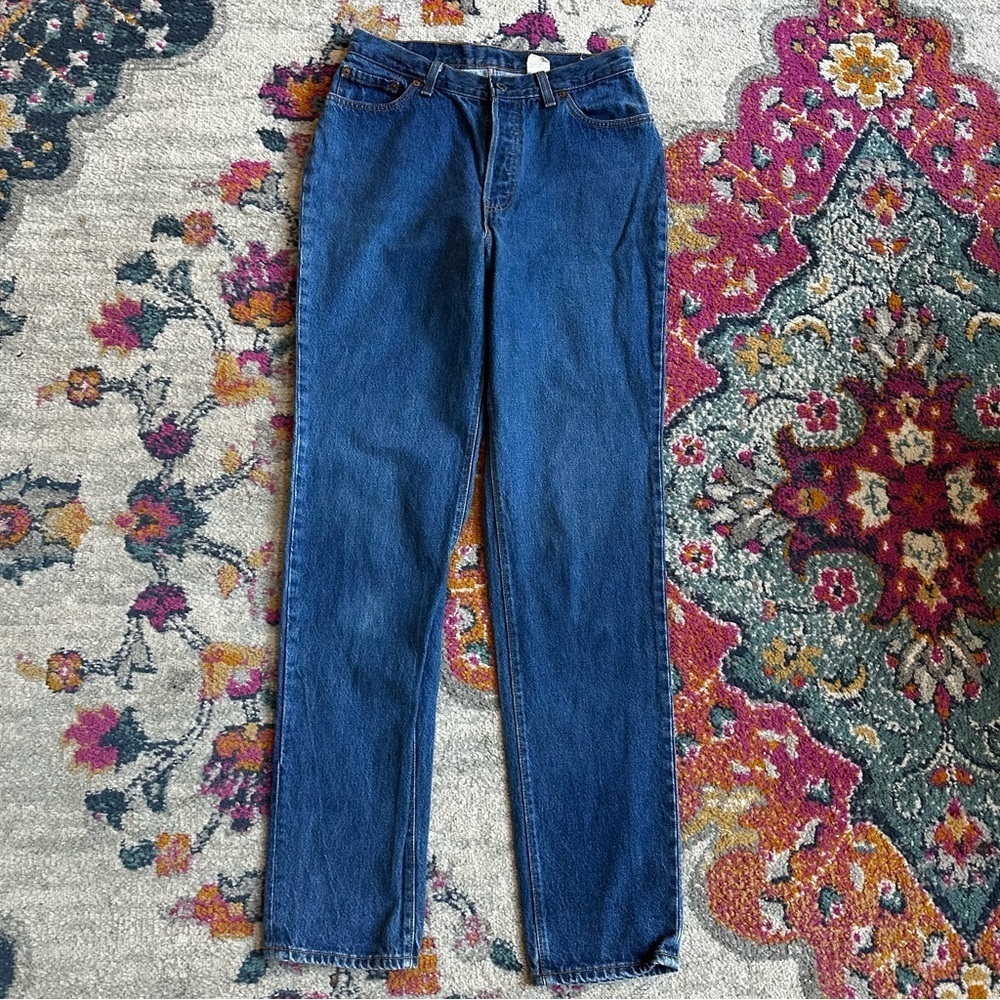 Vintage Levi’s 17501 high rise button fly jeans - Picture 1 of 8